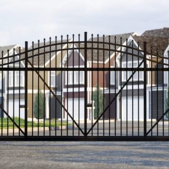 Aluminum Cantilever Gates: Contemporary Collection