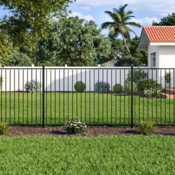 Flat Top Steel Fencing