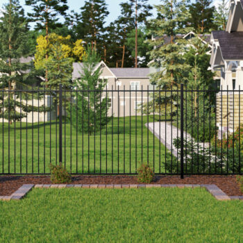 Picket Top No Crimp Steel Fencing