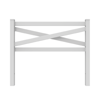 Crossbuck Ranch Rail Vinyl Fencing