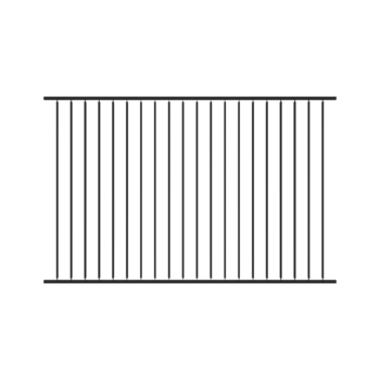 Flat Top Steel Fencing