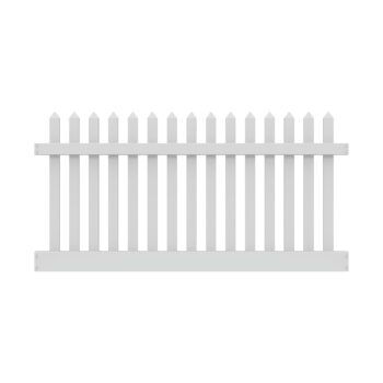 Spade Picket Vinyl Fencing