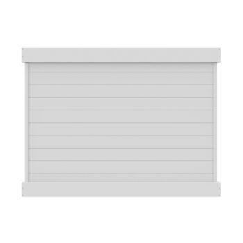 Horizontal Solid Privacy Vinyl Fencing
