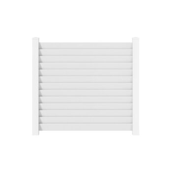 Louvered Privacy Vinyl Fencing