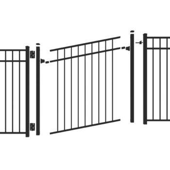 Custom Aluminum Fence Gate Kit