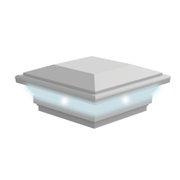 Contemporary Post Cap (Solar or LED)