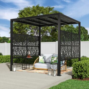 Freesia decorative screen panel pergola insert